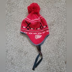 Detroit Red Wings NHL Beanie Hat CCM Authentic Red